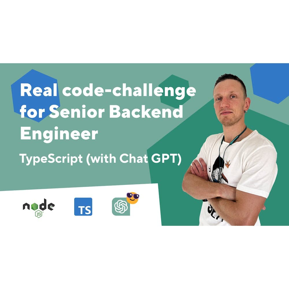 Solving a real code-challenge for Senior Backend Engineer: TypeScript/NodeJS. Speed up with ChatGPT.